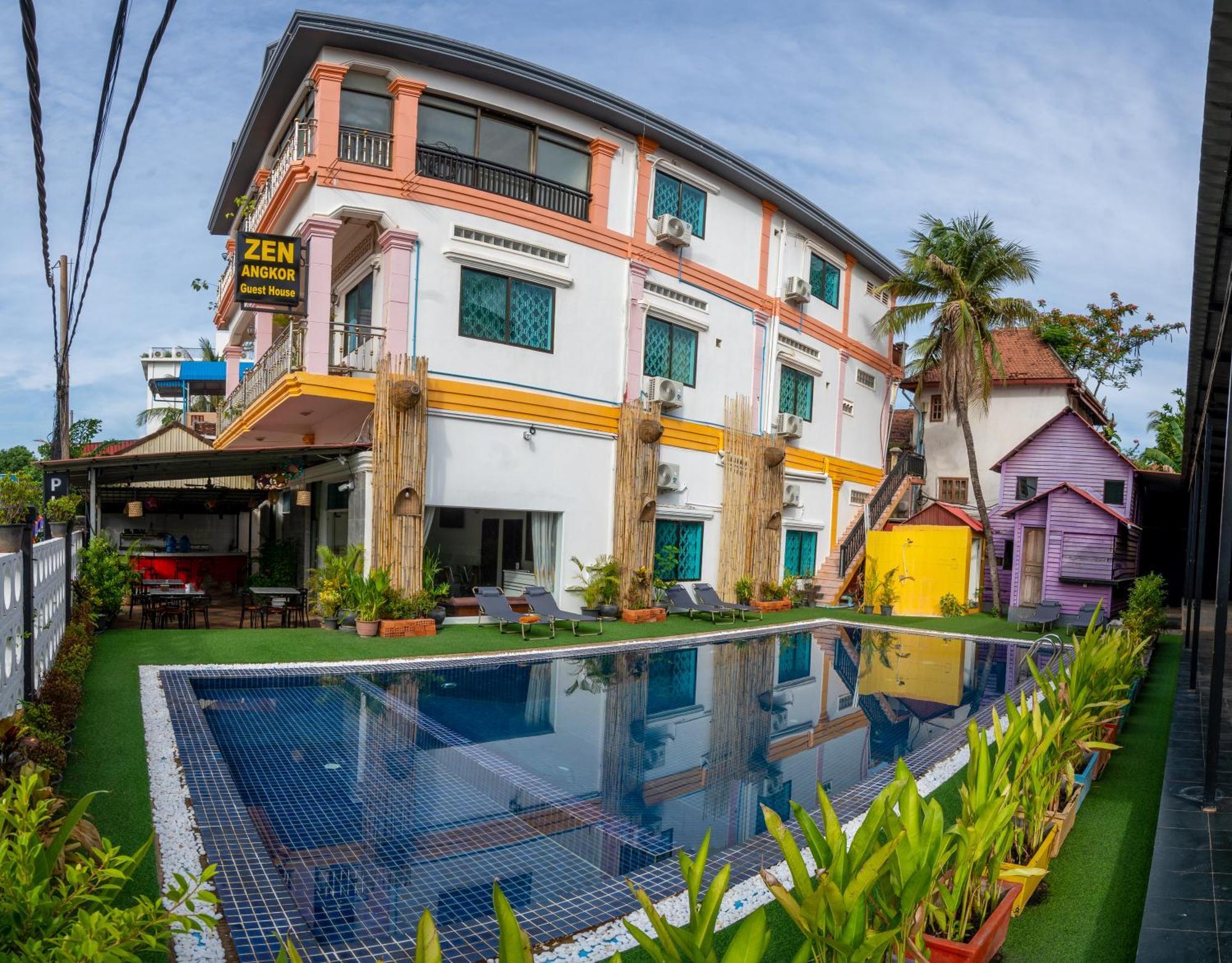 Zen Angkor Guest House Сиемрип Экстерьер фото